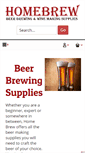 Mobile Screenshot of homebrewbeerbrewingsupplies.com